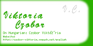 viktoria czobor business card